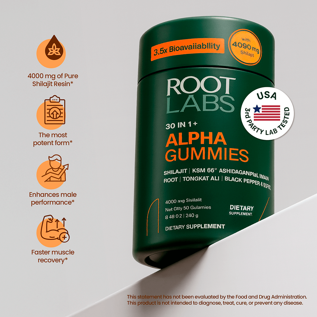 Alpha Gummies 10 in 1 Shilajit