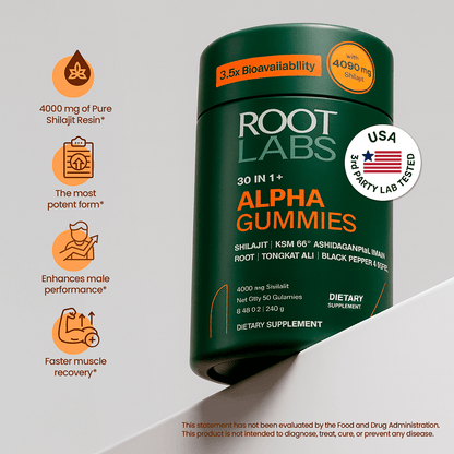 Alpha Gummies 10 in 1 Shilajit